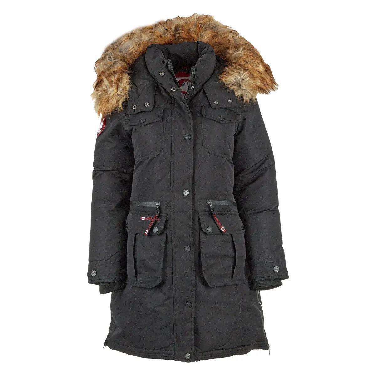 Canada Weather Gear Women's Parka with Faux Fur Trim Hooded Product Image