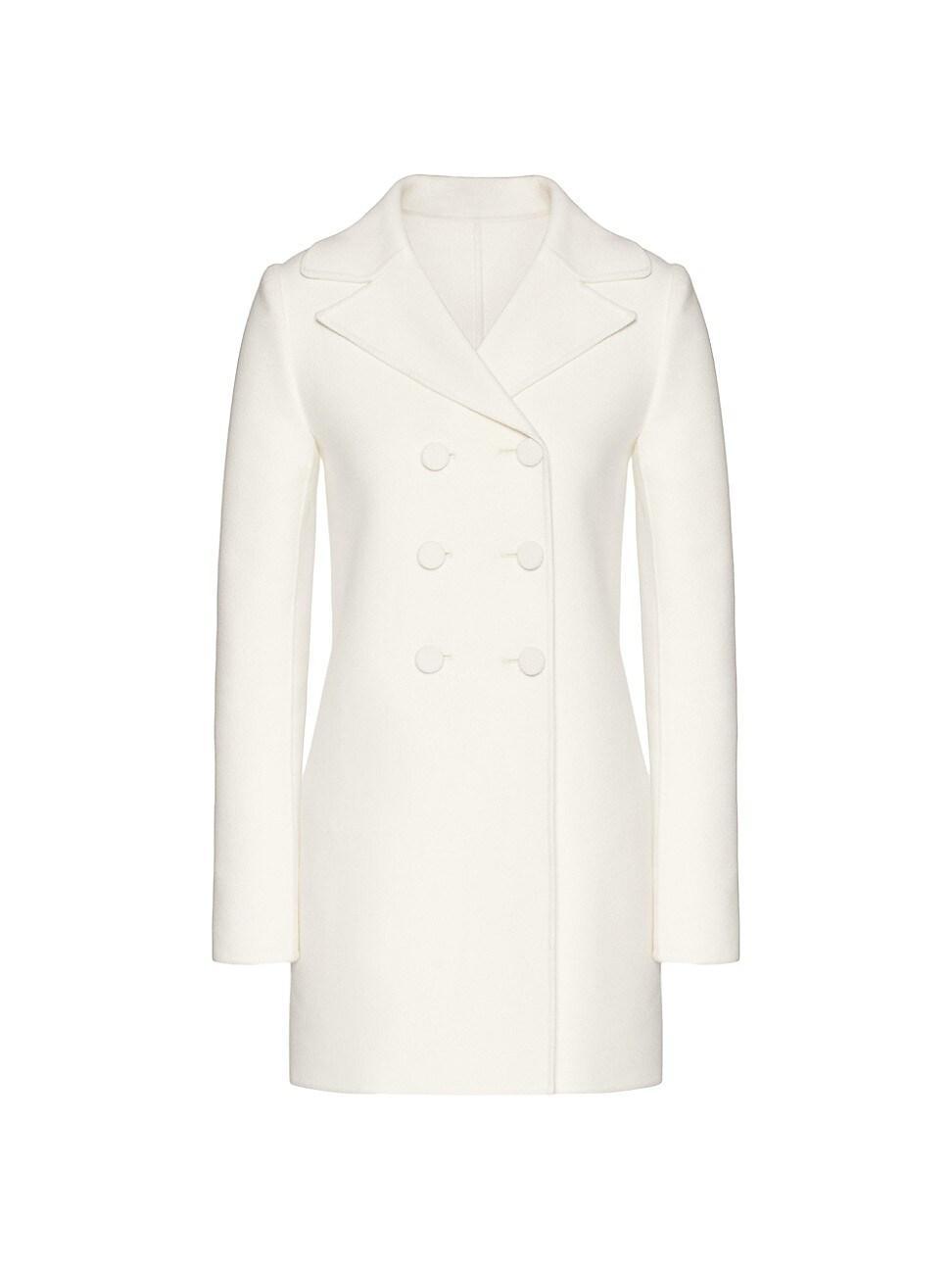 Womens Compact Drap Peacoat Product Image