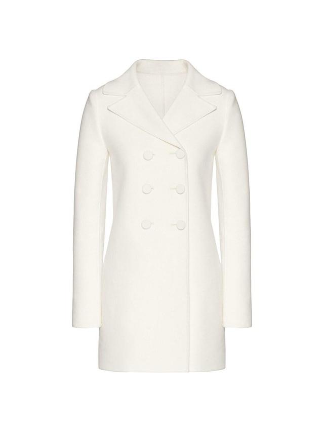 Womens Compact Drap Peacoat Product Image