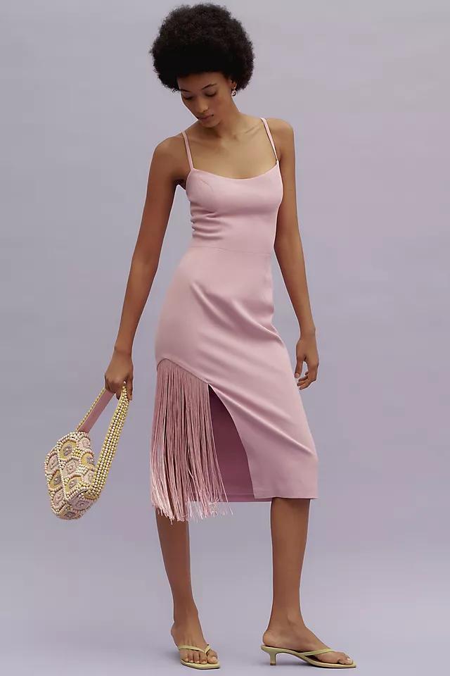 Dress The Population Rory Side-Fringe Midi Dress Product Image