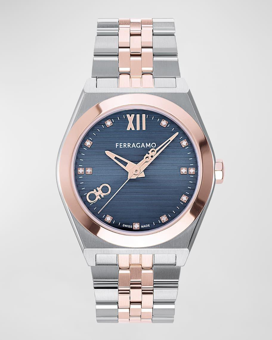 Men's Vega New Two-Tone Bracelet Watch with Diamonds, 40mm Product Image