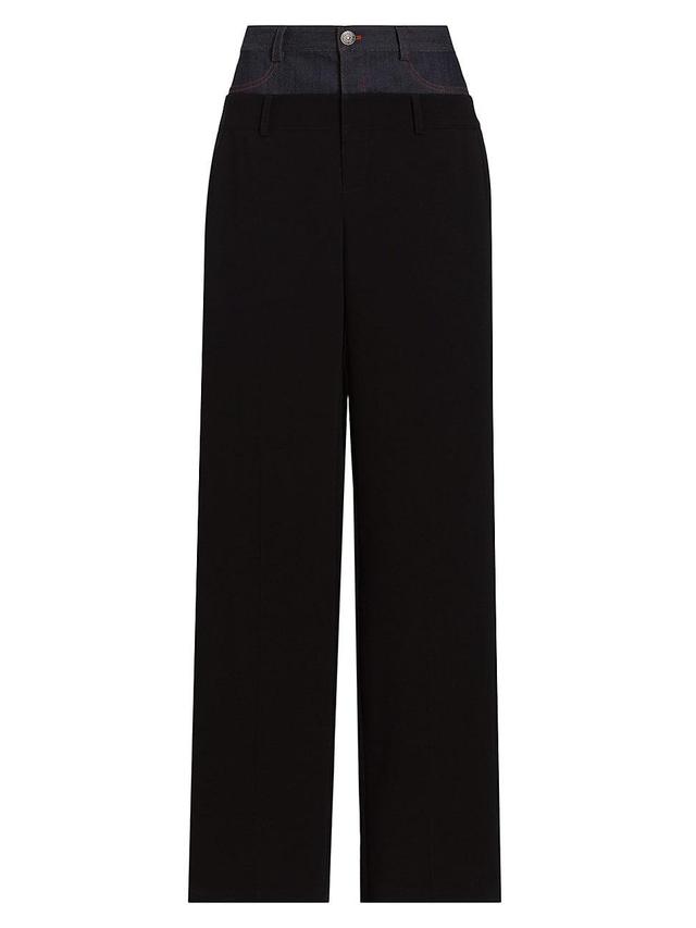 Womens Dionne Mix Media Pants Product Image