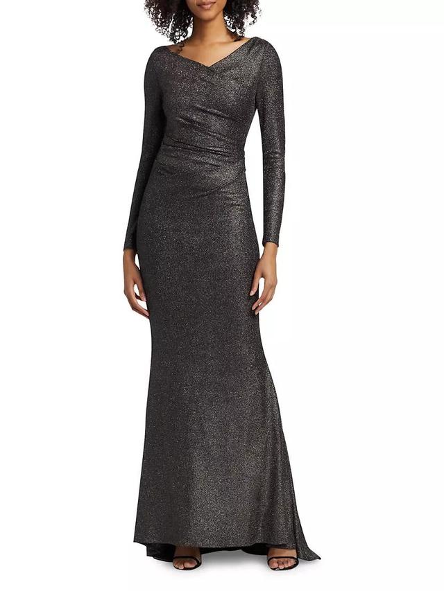 Metallic Jersey Body-Con Gown Product Image