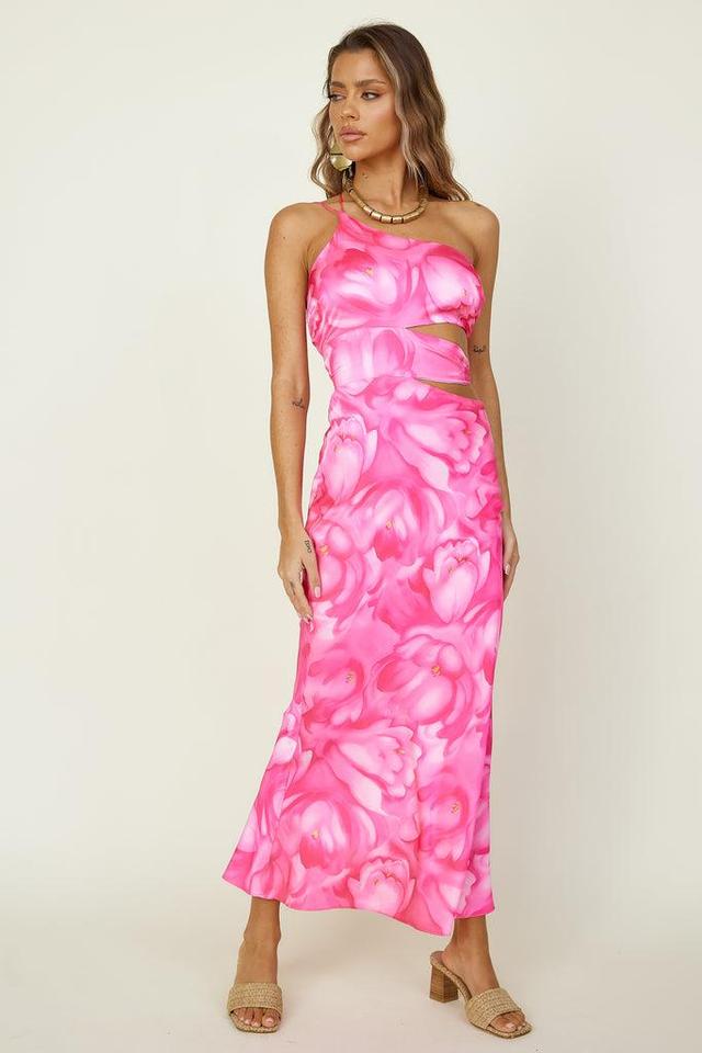 Oceans Apart Maxi Dress Pink Product Image