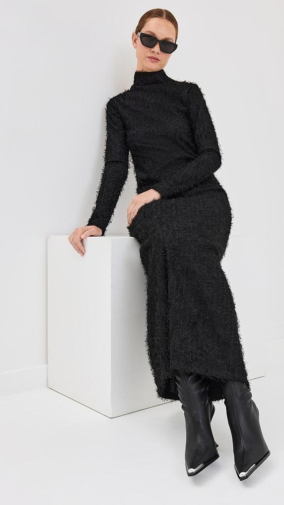 Róhe Textured Lace Turtleneck Dress | Shopbop Product Image