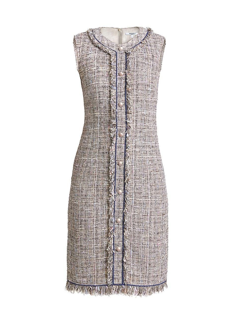 Womens Marcy Tweed Sheath Dress Product Image