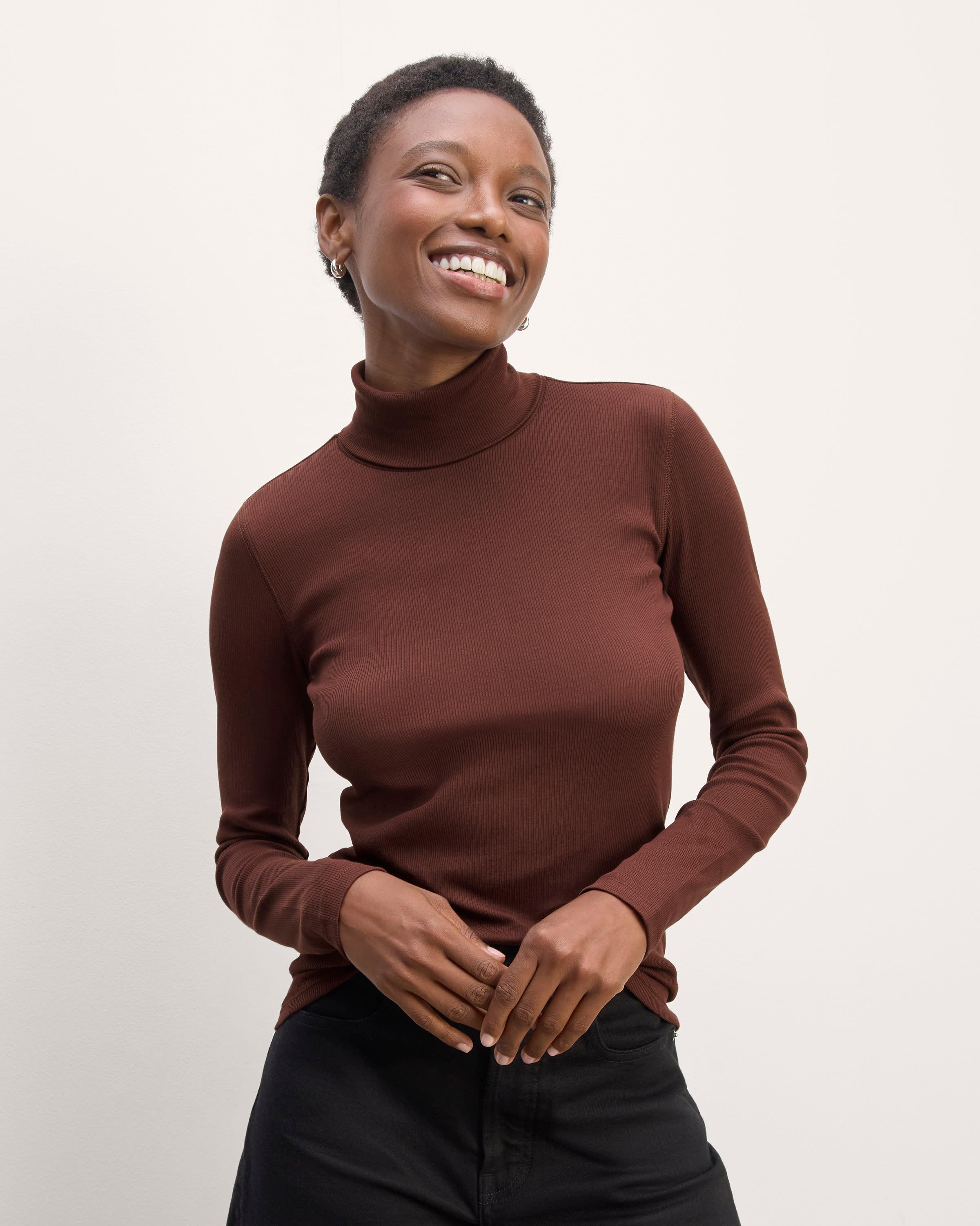 The Luxe Rib Turtleneck Product Image