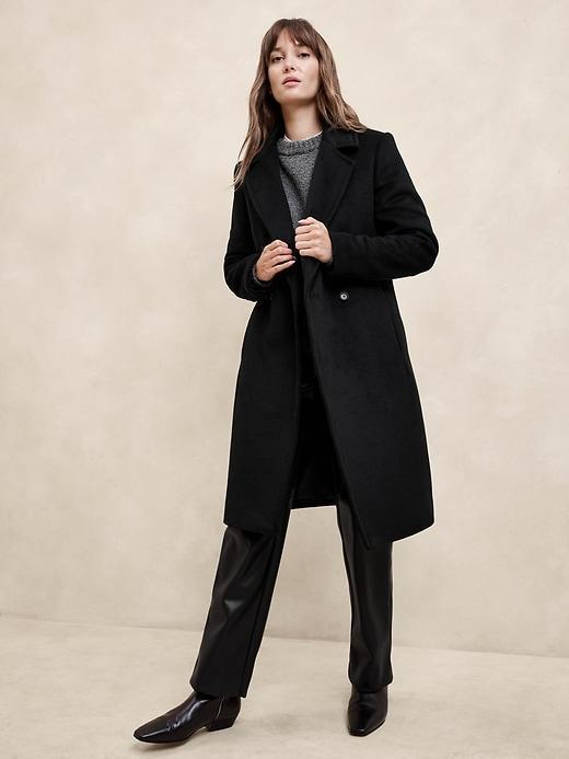 Wool-Blend Timeless Topcoat Product Image