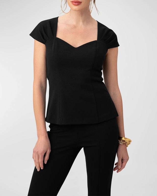 Womens Uptown Cap-Sleeve Top Product Image