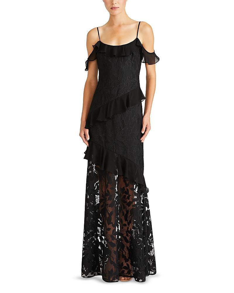 Womens Sienna Floral Tulle Gown Product Image