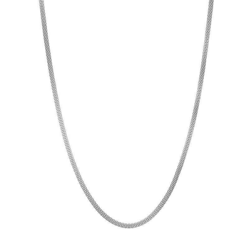 Giorgio di Vicenza Sterling Silver Popcorn Chain Necklace, Womens Product Image