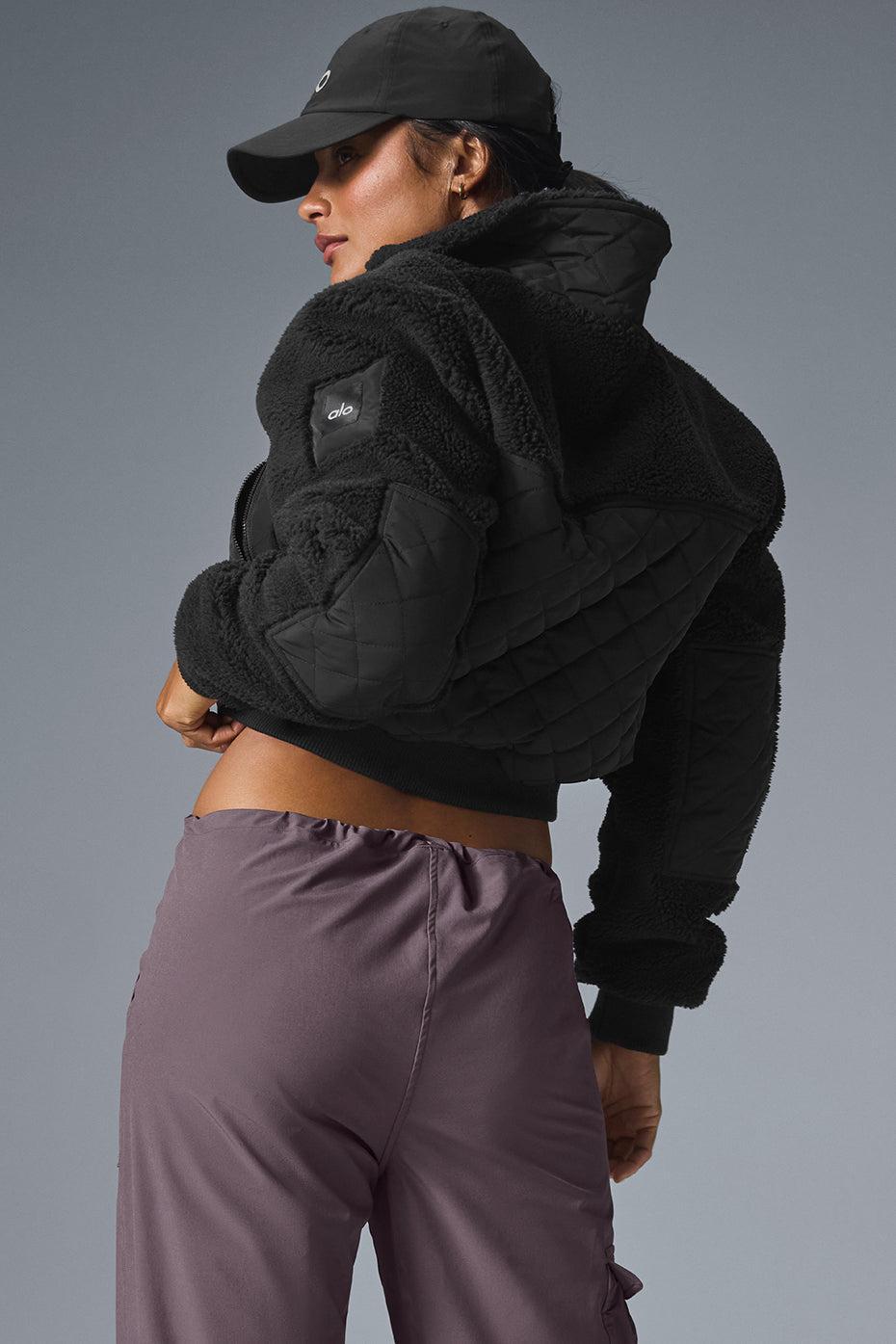 Sherpa Edge Bomber - Black Female Product Image