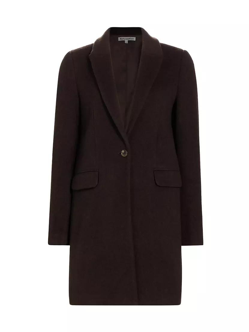 Whitmore Wool-Blend SIngle-Button Coat Product Image