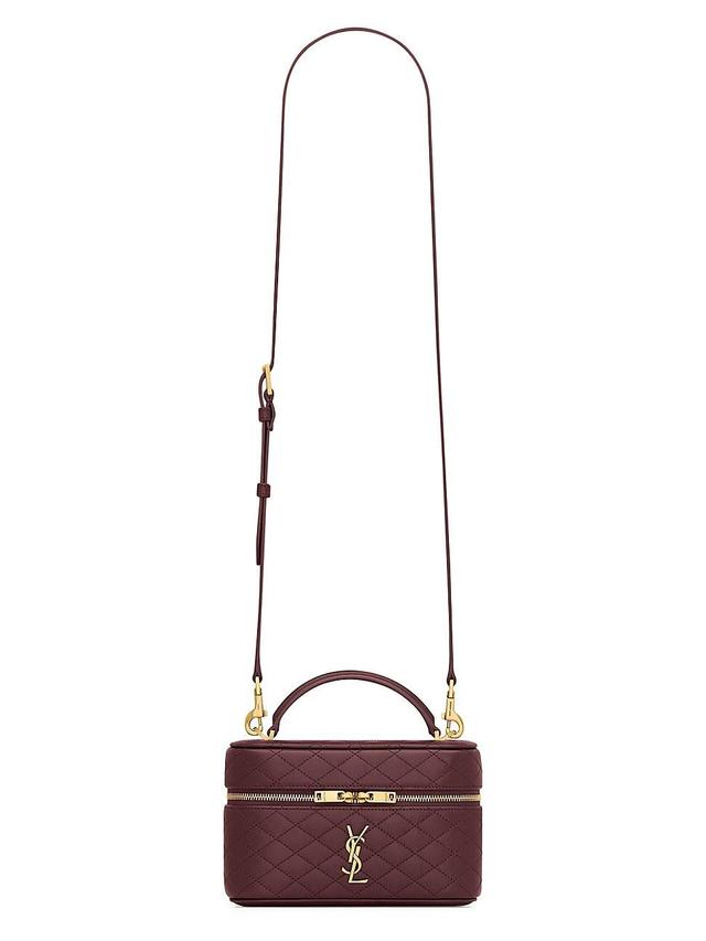 Womens Gaby Mini Vanity Bag in Lambskin Product Image