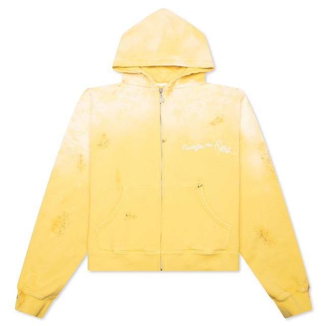 Gym Bag Zip Hoodie - Washed Yellow Male Product Image