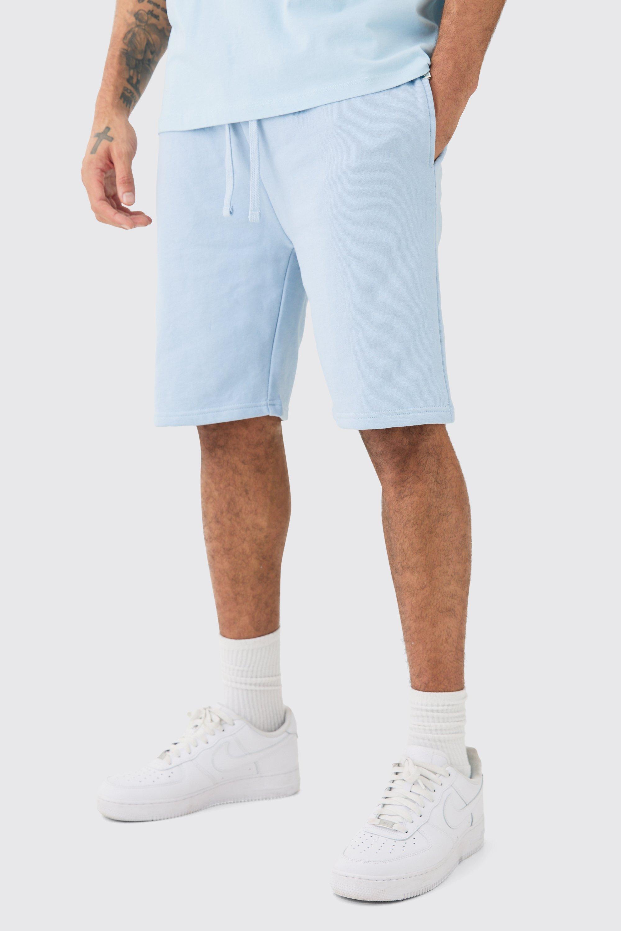 Loose Fit Mid Length Heavyweight Short | boohooMAN USA Product Image