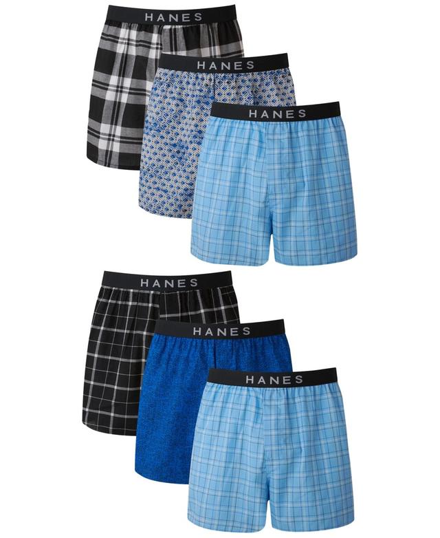 Mens Hanes Ultimate 5-pack + 1 Bonus Tagless Boxers Product Image