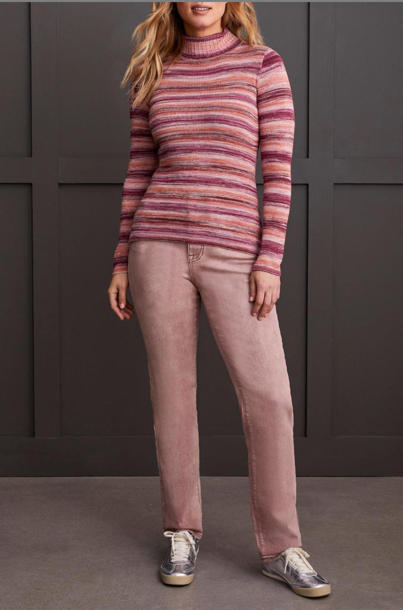 Turtleneck Sweater - Port Wine Product Image