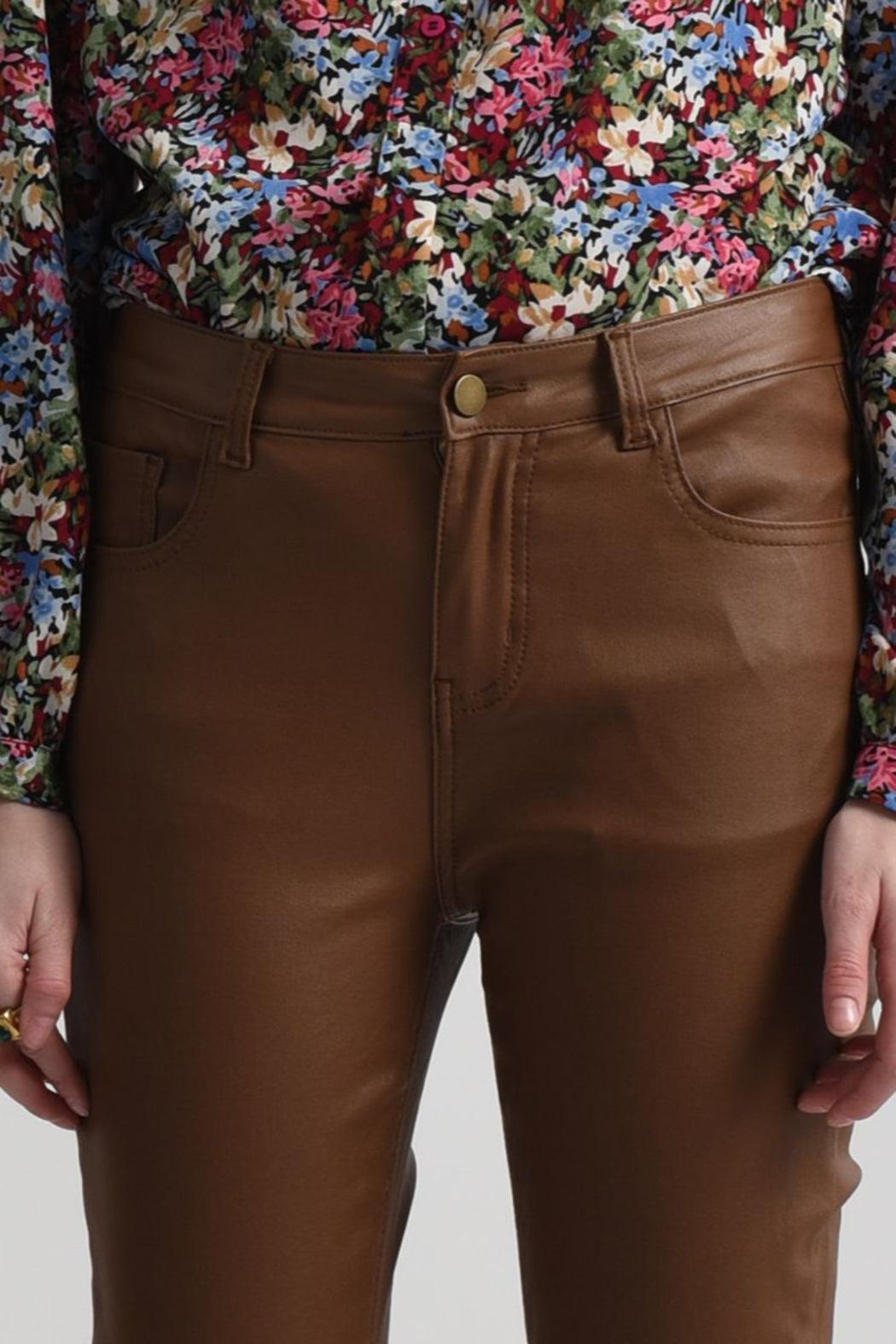 FAUX LEATHER PANTS Product Image