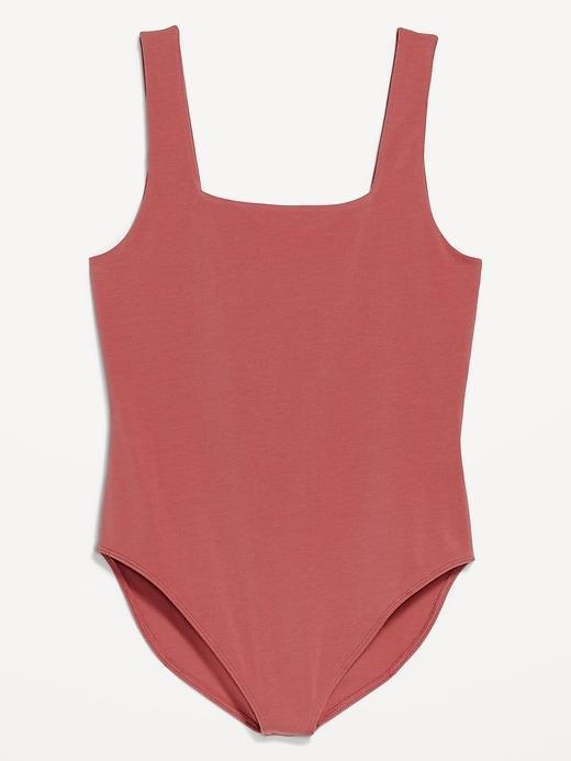 Square-Neck Tank Top Bodysuit Product Image