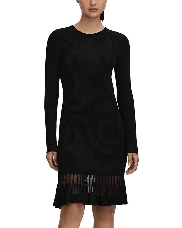 Womens Teagan Rib-Knit Minidress Product Image