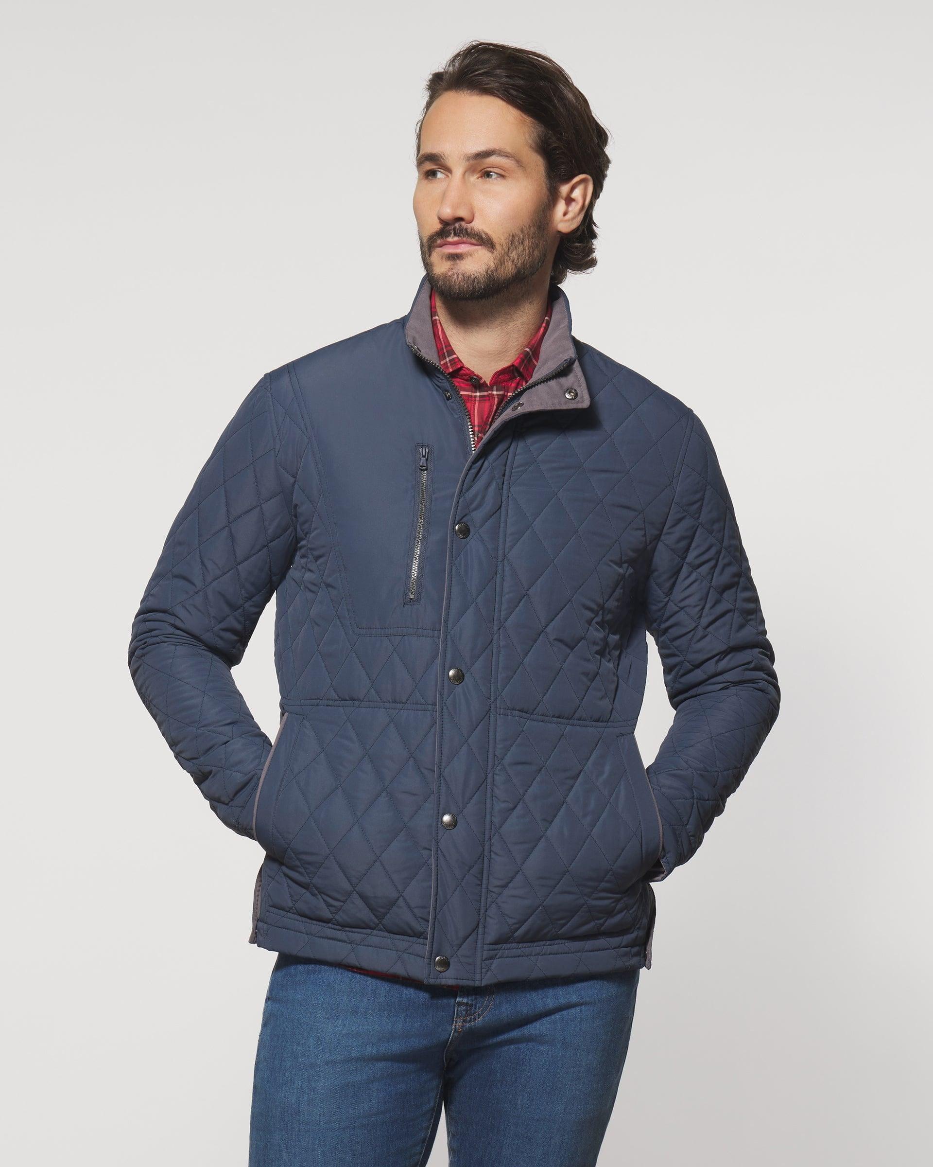 Juno Quilted Snap Jacket Male Product Image