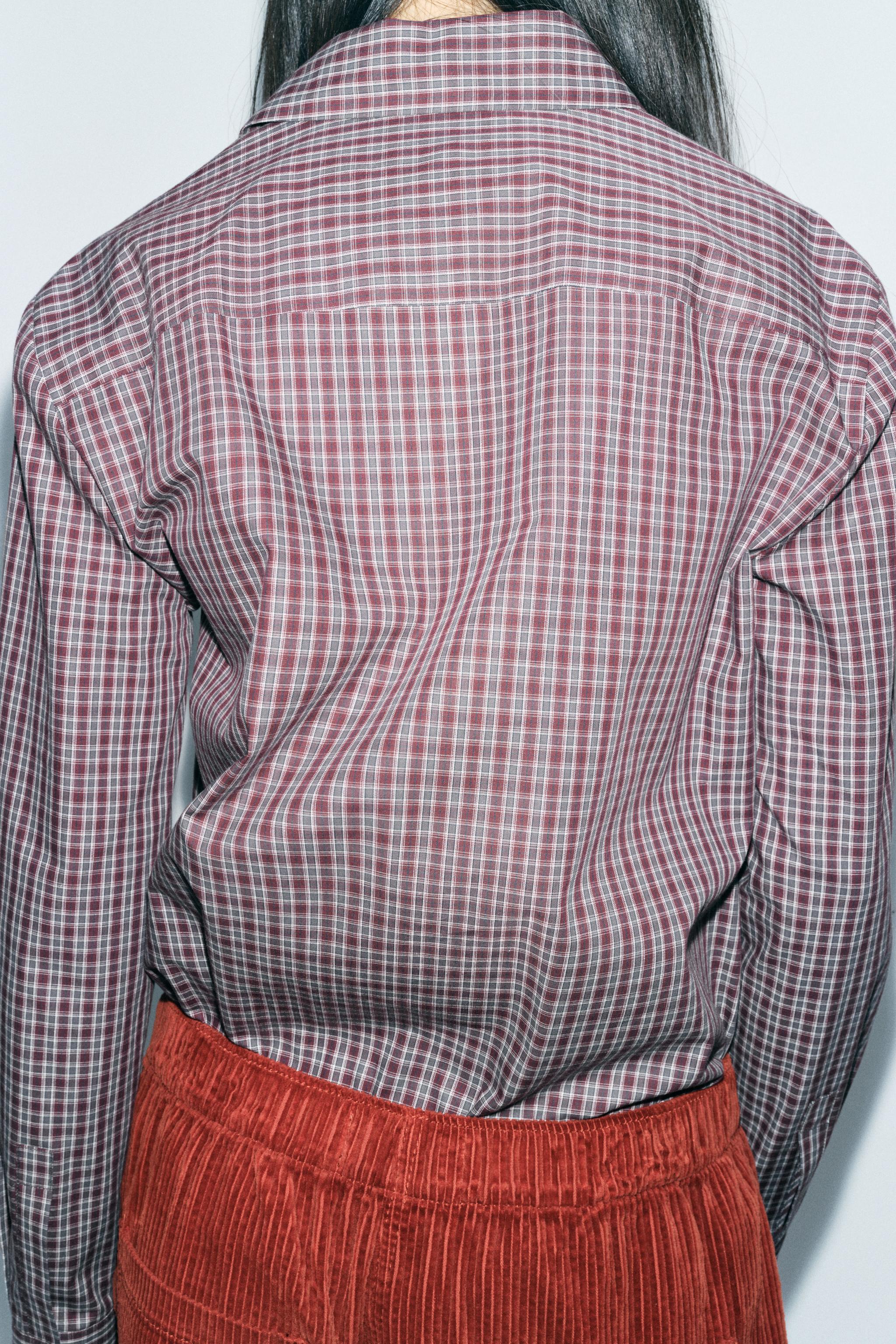 CHECKERED SHIRT ZW COLLECTION Product Image