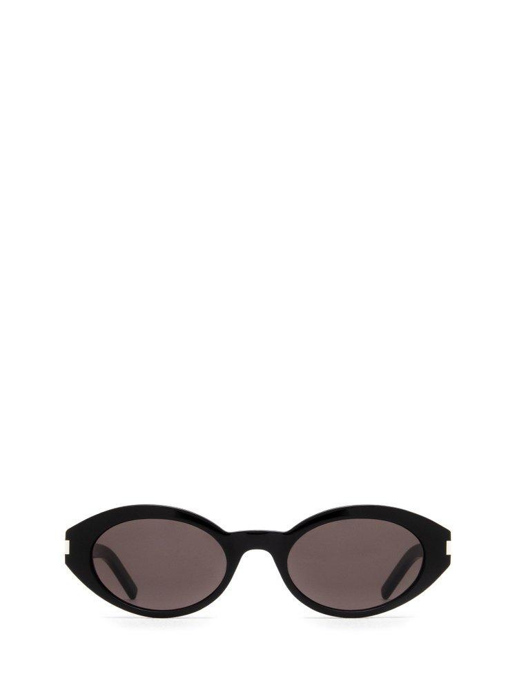 Eyewear Oval Frame Sunglasses In Black Product Image