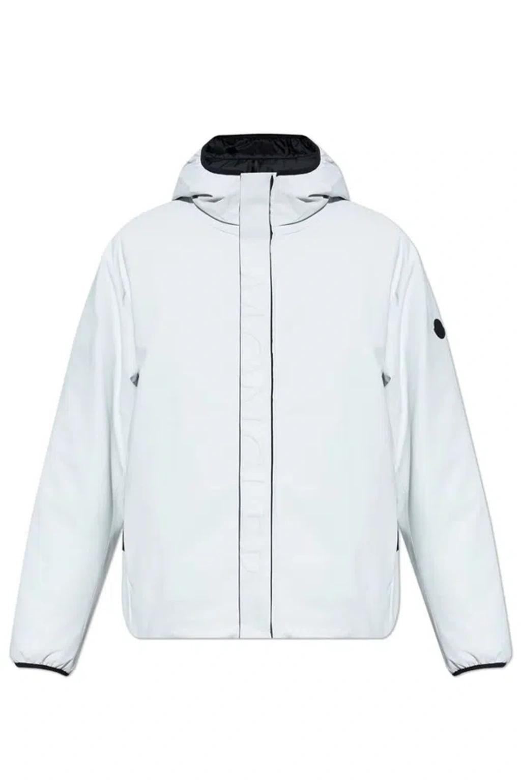 MONCLER Polset Short Down Jacket In White Product Image