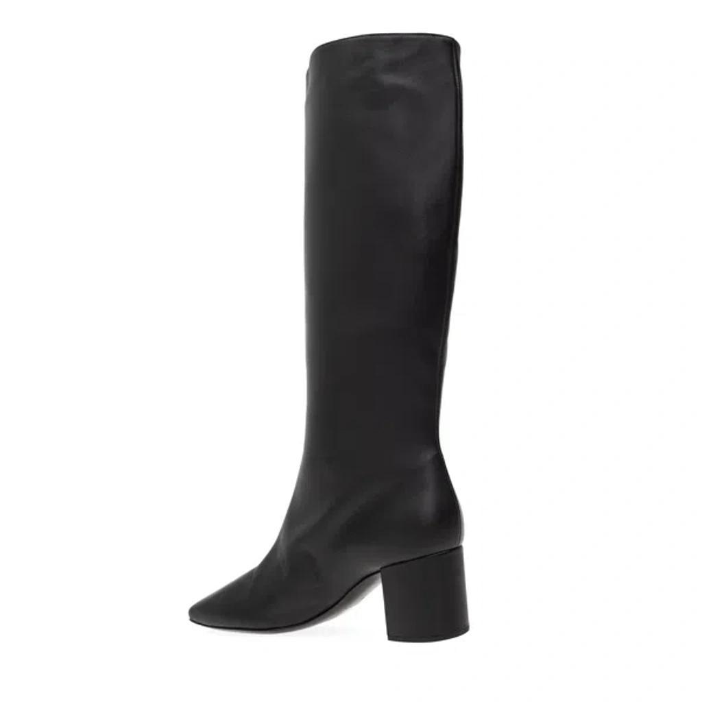 DOLCE & GABBANA Nappa Leather Boots In Black Product Image