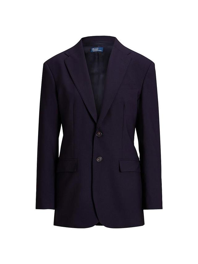 Womens Wool Blend Blazer Product Image