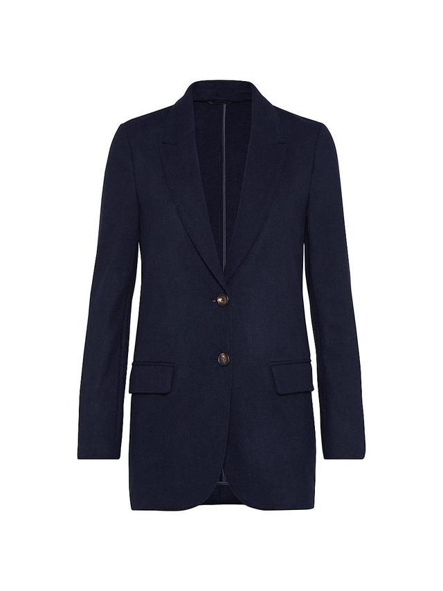 Womens Cashmere Jersey Deconstructed Blazer Product Image