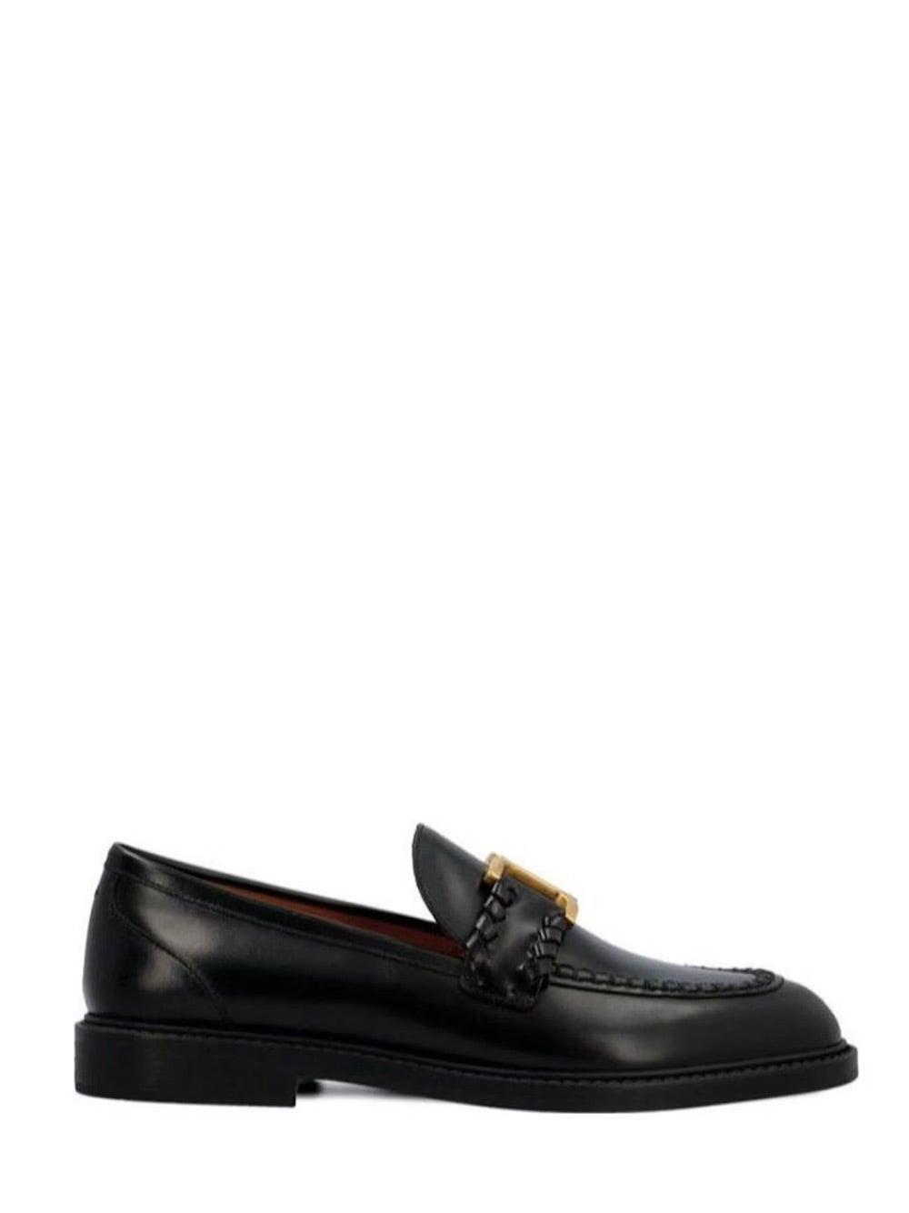 CHLOÉ Marcie Loafers In Black Product Image