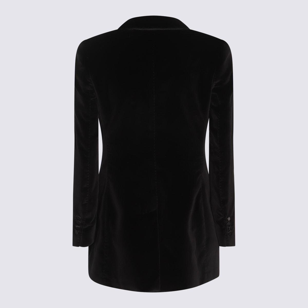 DOLCE & GABBANA Black Cotton Blazer Product Image