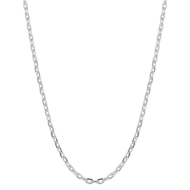 Sunkissed Sterling Link Chain Necklace, Womens Silver Product Image