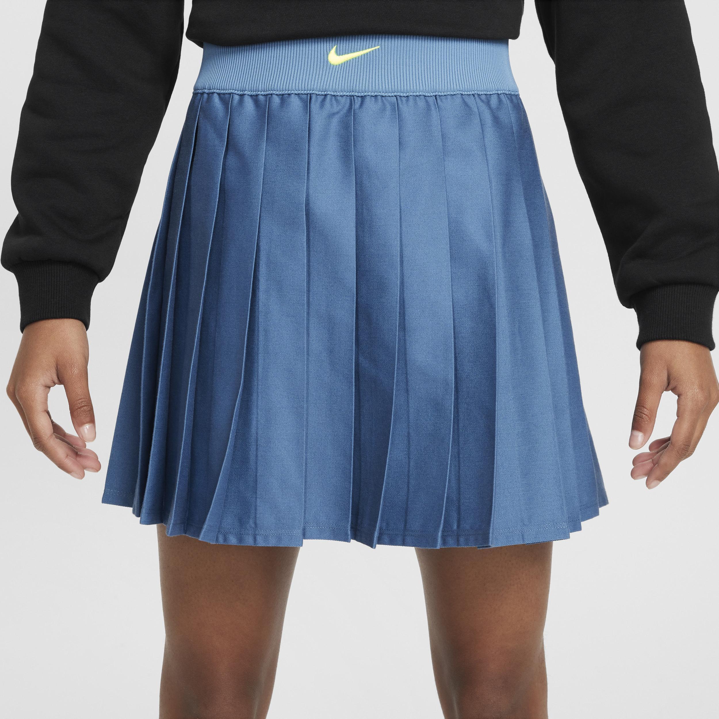 Womens Nike Sportswear Girls Pleated Skirt Product Image