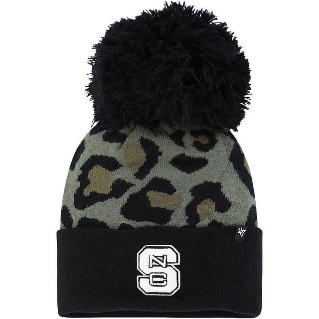 Womens 47 Hunter Green NC State Wolfpack Bagheera Cuffed Knit Hat with Pom Product Image