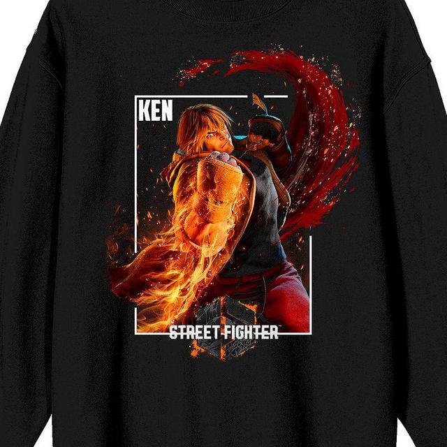 Mens Street Fighter VI Ken Long Sleeve Graphic Tee Product Image