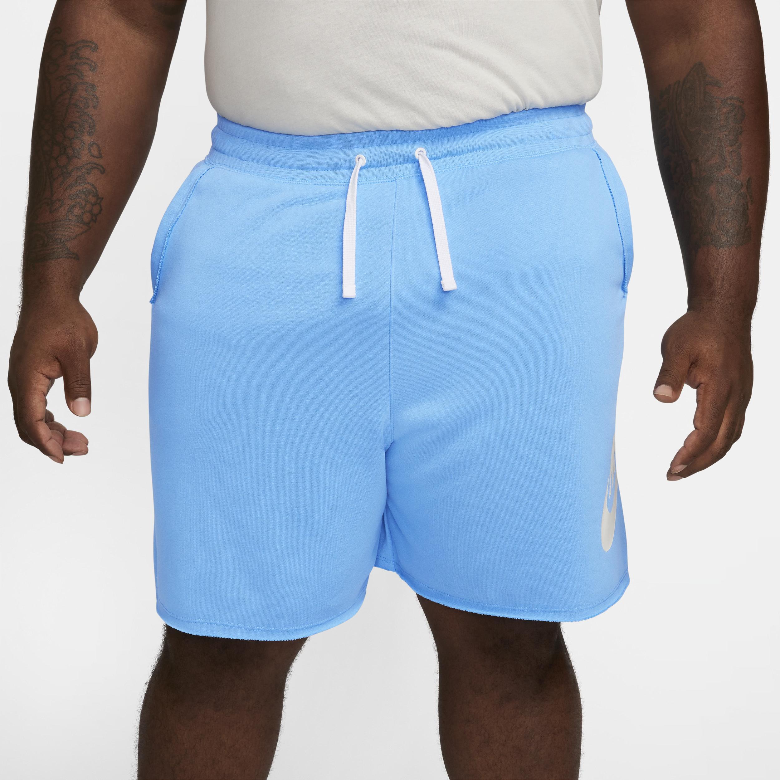 Nike Mens Club Alumni Shorts - University Blue/White/White Product Image