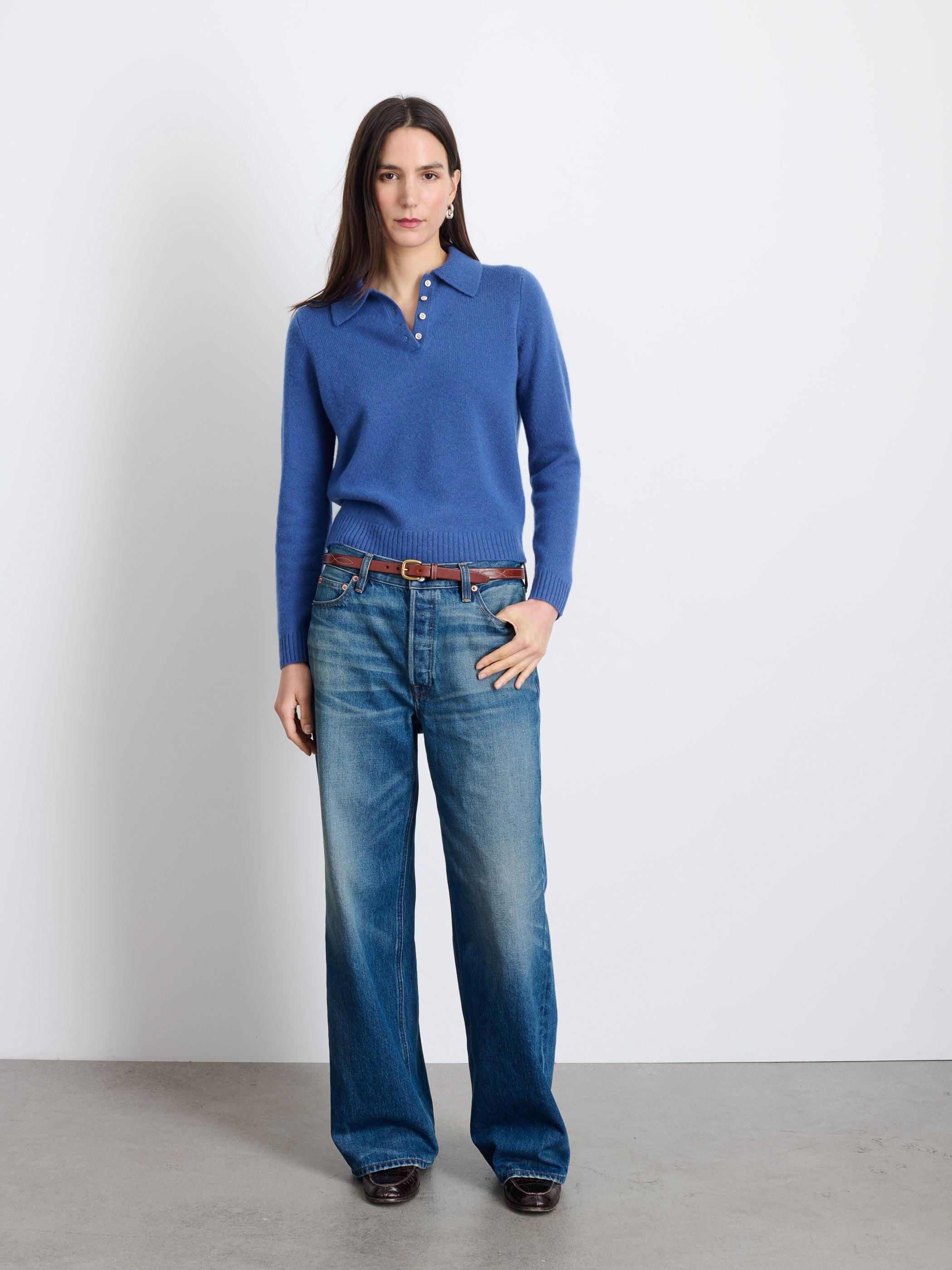 Alice Polo in Cashmere Female Product Image