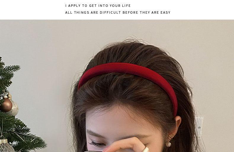 Plain Velvet Headband Product Image