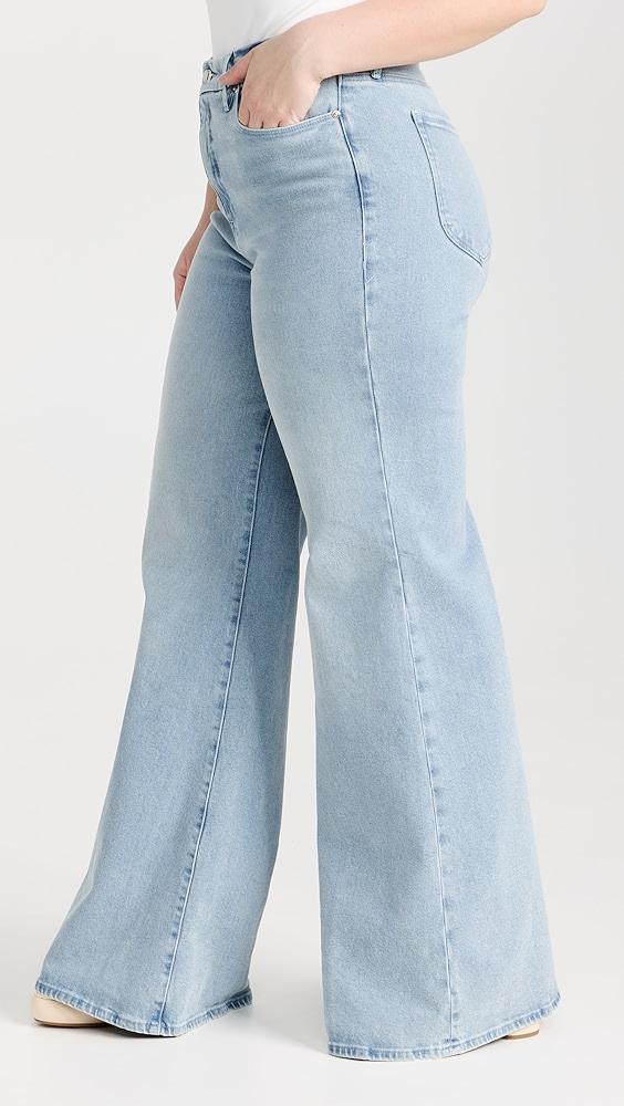 Good American Good Waist Palazzo Jeans | Shopbop Product Image