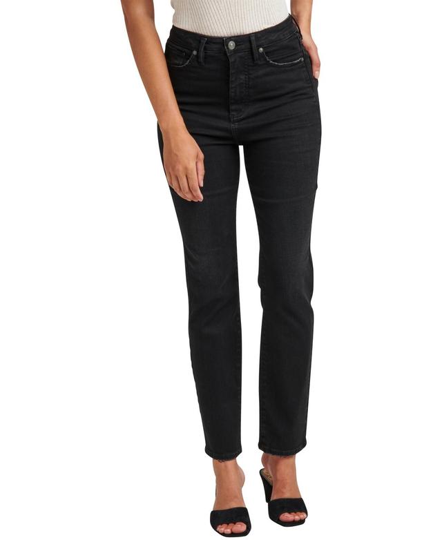 Silver Jeans Co. Womens Aikins High Rise Straight Leg Jeans Product Image