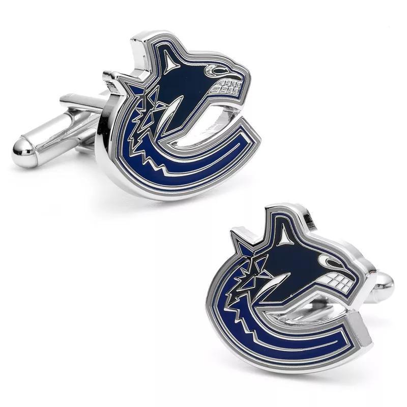 Mens Cuff Links, Inc. Rhodium-Plated Cuff Links Product Image