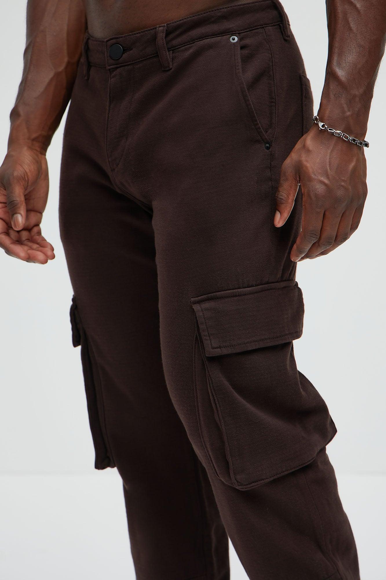 Daniel Straight Cargo Pants - Brown Product Image