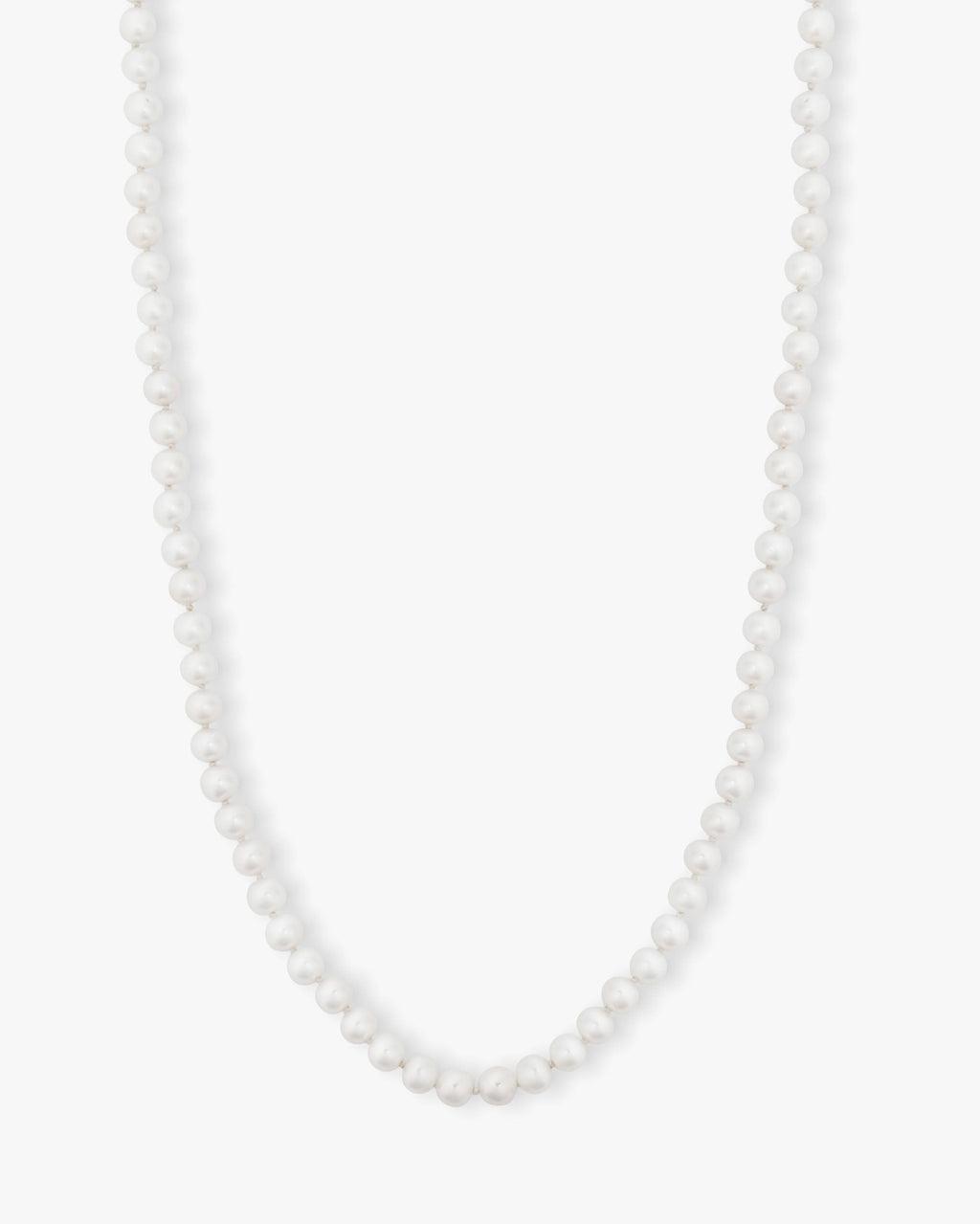 Perfect Pearl Necklace 30" - Gold Product Image