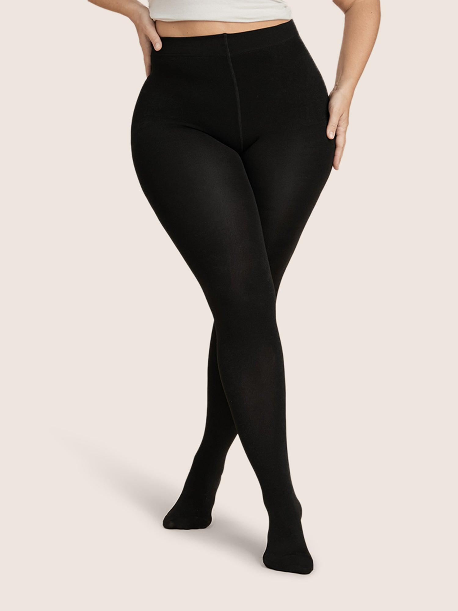 680D Solid Thermal Lined Tights Product Image