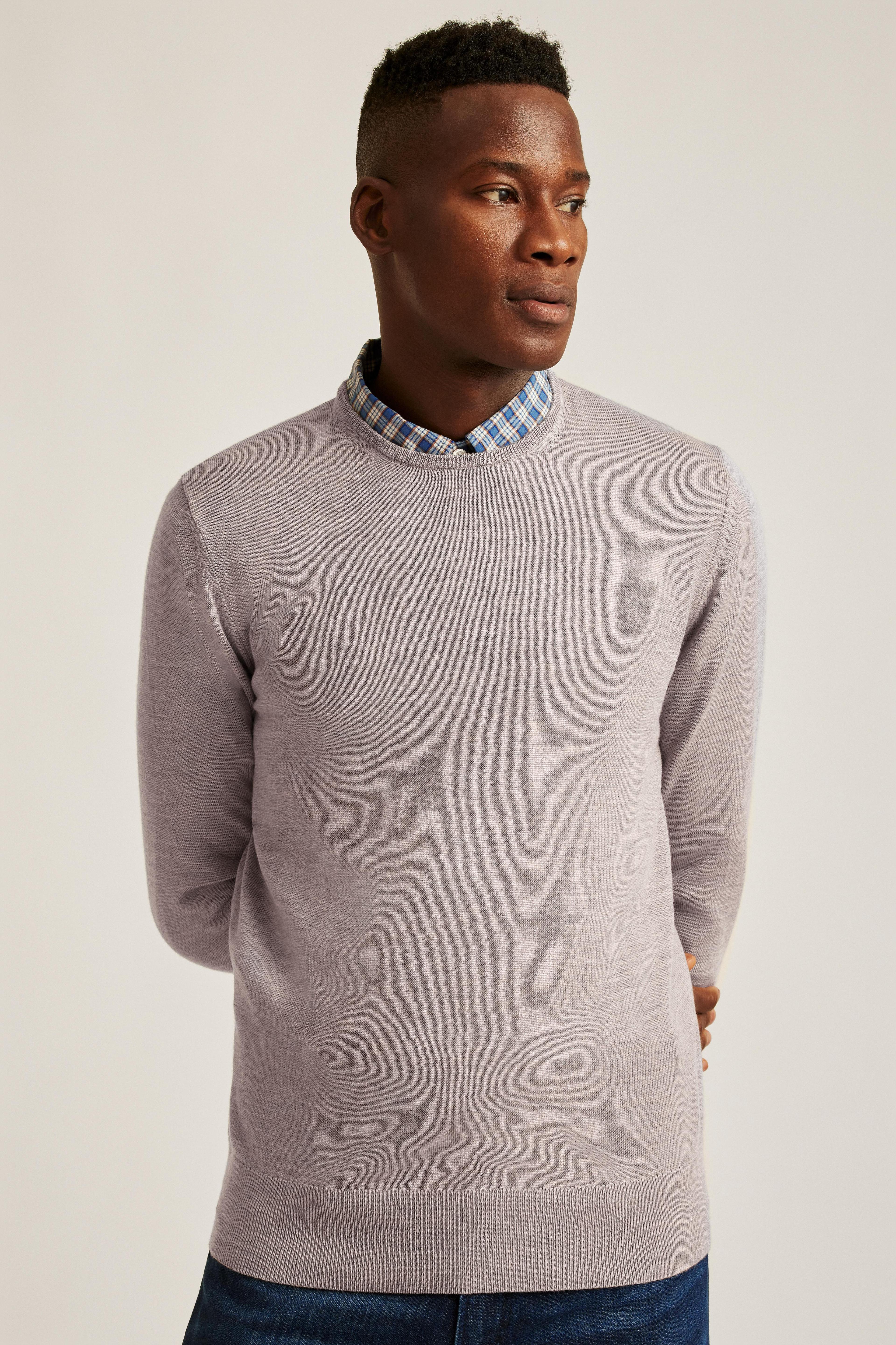 Washable Merino Crew Neck Sweater Product Image