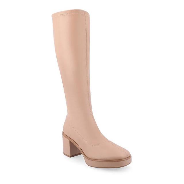 Journee Collection Tru Comfort Foam Alondra Womens Knee-High Boots Pink Product Image