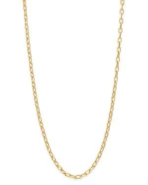 Womens 14K Yellow Gold Medium Square-Oval Link Necklace Product Image